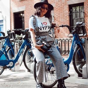 Plaid ruffle jumpsuit